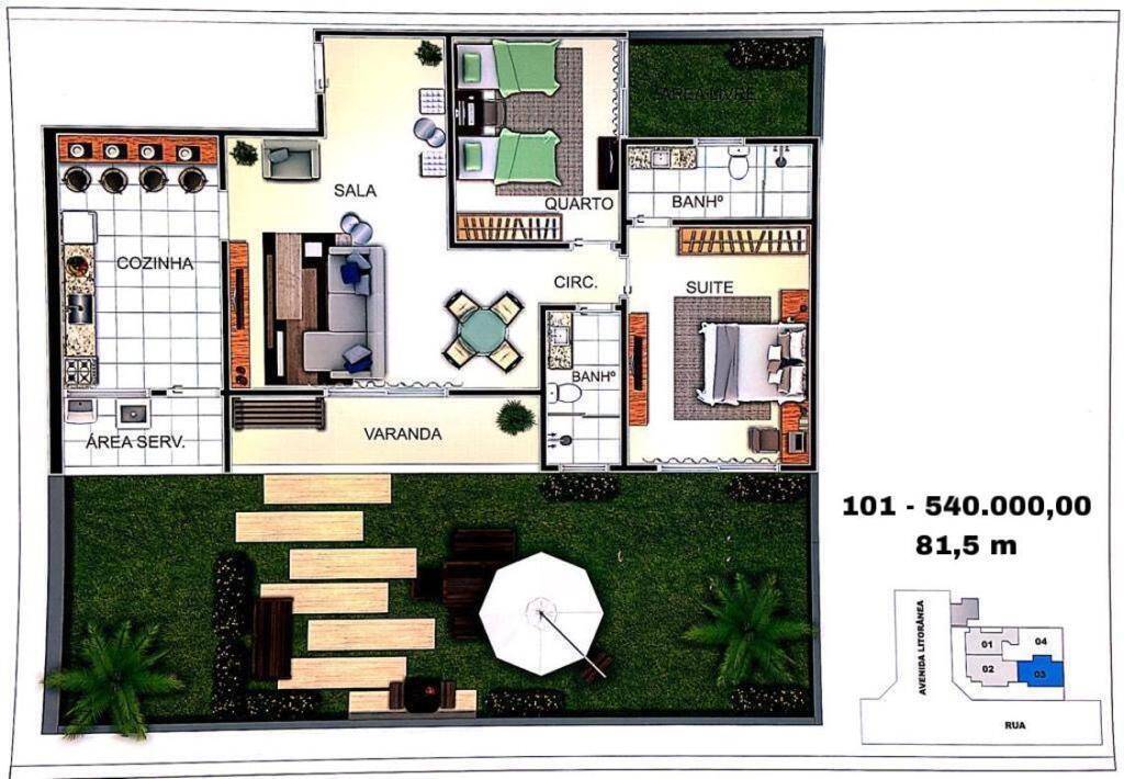 Apartamento à venda com 2 quartos, 82m² - Foto 15