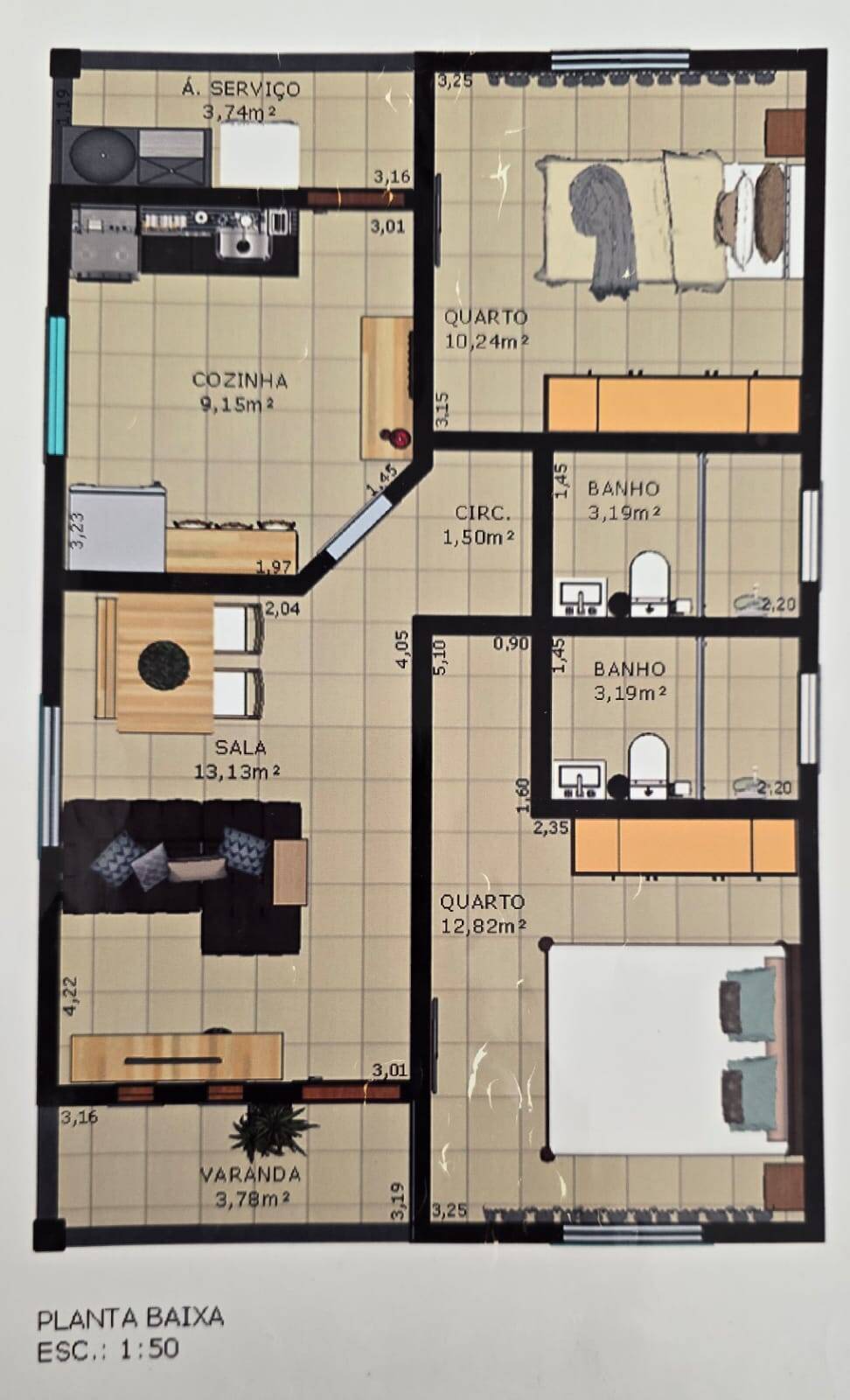 Casa, 2 quartos, 80 m² - Foto 5